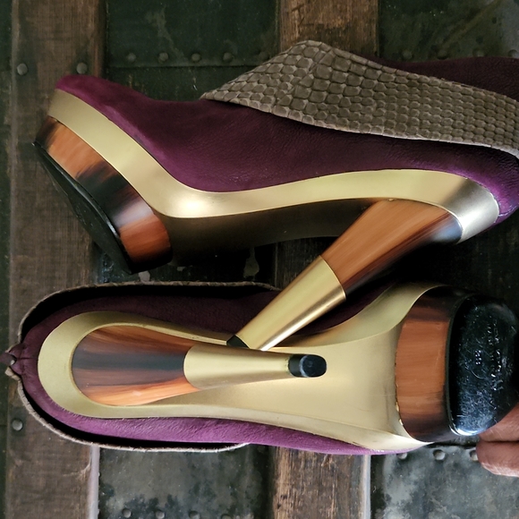 Devi Kroell Leather Platform Booties - Picture 14 of 16